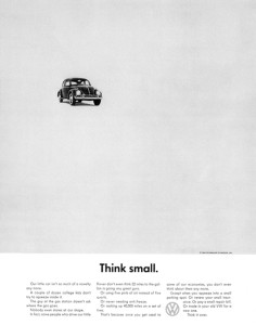 VW think small